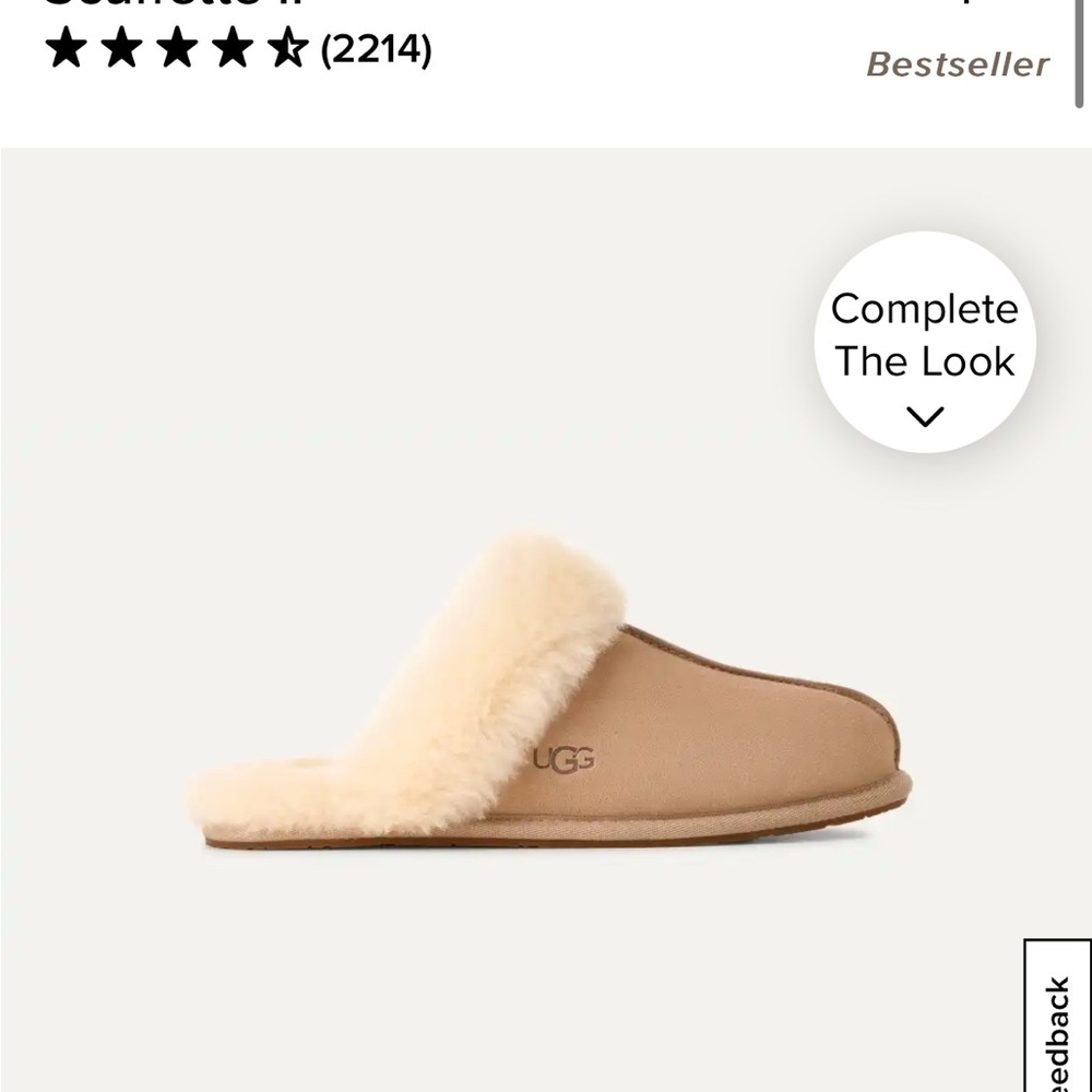 UGG Scuffette II Slippers in color sand